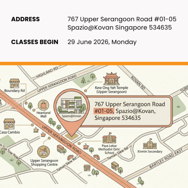 Now Open in Kovan - Trial Class